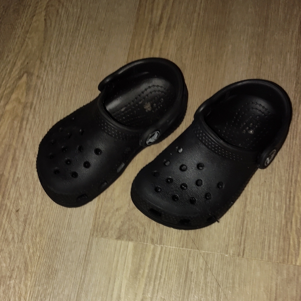 CROCS Kids Black Water Shoes